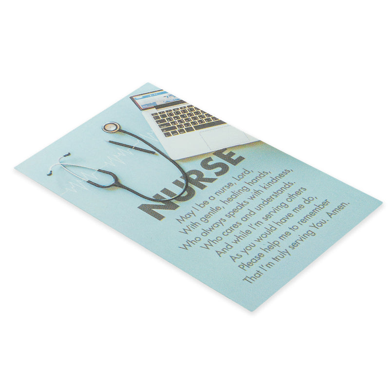 Dicksons May I Be a Nurse Blue 3 x 2 Mini Bookmarks Pack of 24