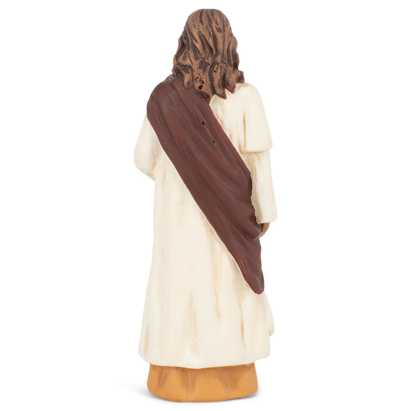 A Friend Loves Weathered Brown Jesus 3 inch Resin Decorative Tabletop Figurine With Card