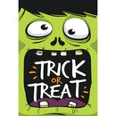 Magnolia Garden Trick Or Treat Green Monster 13 x 18 Small Double Applique Outdoor Halloween House Flag