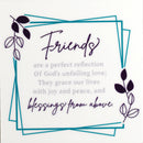 Friends Perfect Reflection Plum 2.5 x 2.5 Vinyl Decorative Magnetic Bookmark