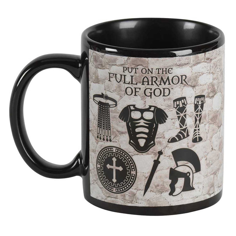 Armor Of God Black 11 Ounce Ceramic Mug
