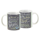 How Great Thou Art 1st Verse White 11 Ounce Ceramic Stoneware Coffee Mug