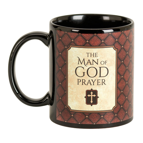 The Man of God Prayer Natural Brown 11 ounce Ceramic Novelty Coffee Mug