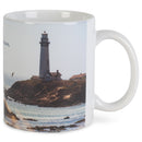 Light Of The World White Lighthouse 11 ounce Ceramic Novelty Cafe Coffee Tea Cup Mug
