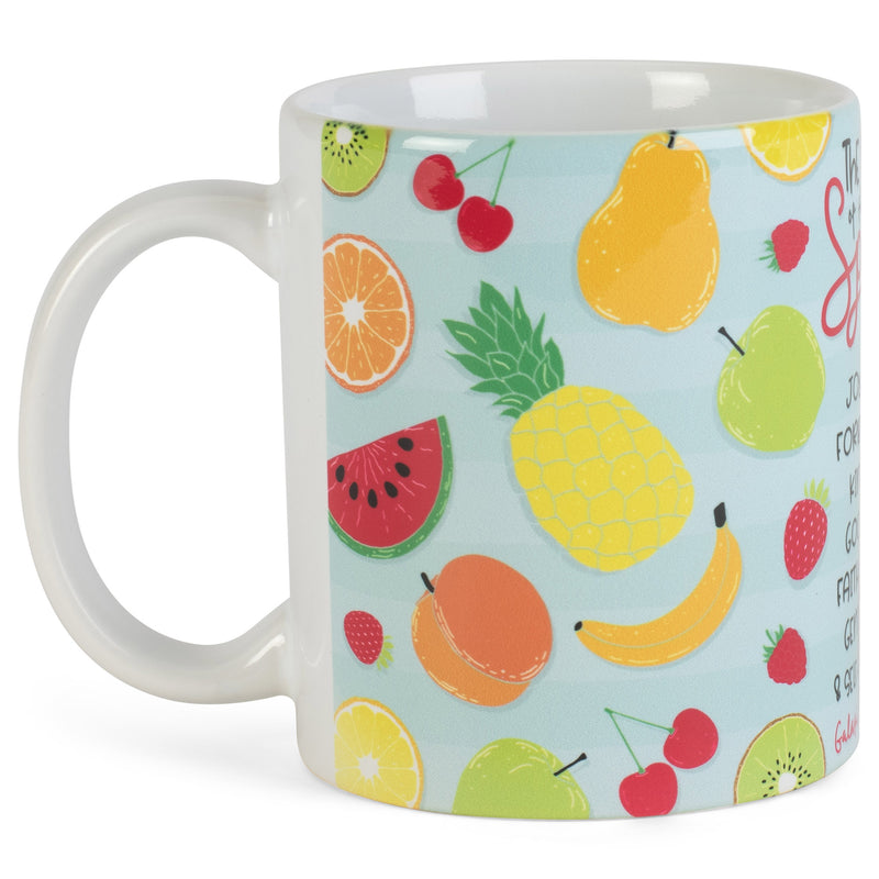 Fruit of the Spirit Love Joy Peace Colorful 11 ounce Ceramic Novelty CafŽ Coffee Tea Cup Mug