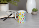 Fruit of the Spirit Love Joy Peace Colorful 11 ounce Ceramic Novelty Cafe Coffee Tea Cup Mug