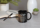 Full Armor Antique Black 11 ounce Ceramic Novelty Cafe Coffee Tea Cup Mug
