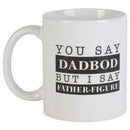 Dad Bod Father Figure Black 11 ounce Ceramic Novelty CafŽ Coffee Tea Cup Mug