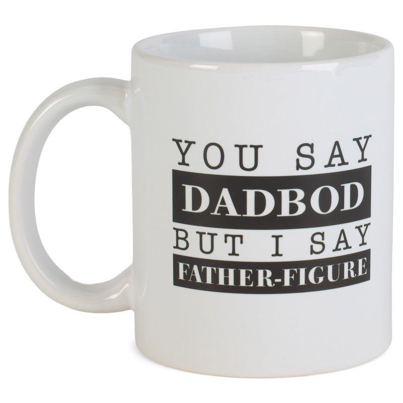 Dad Bod Father Figure Black 11 ounce Ceramic Novelty CafŽ Coffee Tea Cup Mug