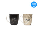 Where You Go Mr. and Mrs. Ruth 1:16 18 Ounce New Bone China Coffee Mug Set of 2