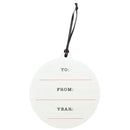 Teaching Is A Work Of Heart Yellow Pencil 4.25 x 4 MDF Decorative Hanging Ornament