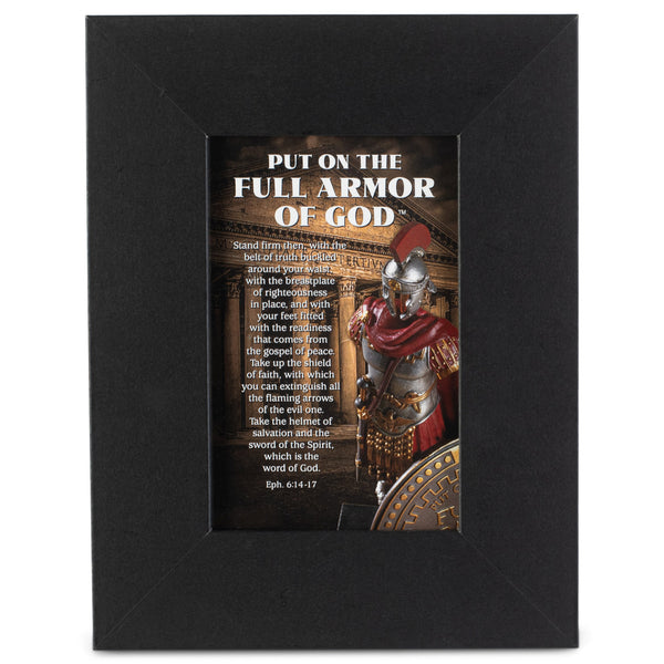 Full Armor Antiqued Bronze 6.5 x 9 Poly Styrene Decorative Wall and Tabletop Frame