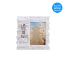 Dicksons I Am with You Footprints Matthew 28:20 Wood 8 x 8 Photo Frame Plaque