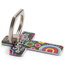 Strength Phil 4:13 Red Circle 3 inch Vinyl Cell Phone Ring Holder Stand