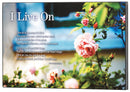 I Live On Pink Rose Bereavement 8 x 12 MDF Decorative Wall and Tabletop Sign Plaque