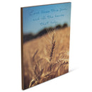 Lord Bless This Farm Golden Wheat Field 16 x 20 MDF Decorative Wall and Tabletop Frame
