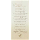 Dicksons Marriage Takes Three Script Heart Speckled Ivory 5 x 11 Wood Wall Sign Plaque