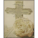 Dicksons Marriage Takes Three Cross Ivory 8 x 10 Wood Wall Sign Plaque