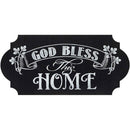 Dicksons Wall Chalkboard Style Plaque - God Bless This Home