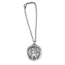 Dicksons Saint Christopher Protect Us Silver Tone 7 Inch Zinc Alloy Metal Auto Mirror Dangle Car Charm
