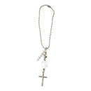 Dicksons Cross Shine Charm When I Think That God Multi 7 Inch Metal Auto Mirror Dangle