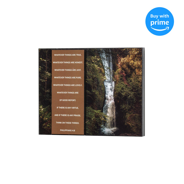 Dicksons True Honest Just Pure Serene Waterfall 8 x 10 MDF Decorative Wall Sign Plaque