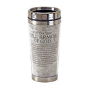 Put on The Full Armor of God 16 Oz Stainless Steel Travel Mug with Lid