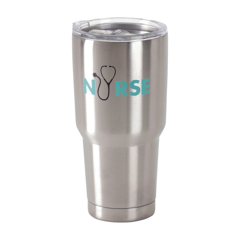 Nurse How Much Love Put In 30 Oz Stainless Steel Travel Mug with Lid