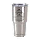 A Teacher's Prayer 30 Oz Stainless Steel Travel Mug with Lid