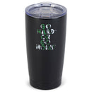 Go Hard Go Home Baseball Green 20 ounce Stainless Steel Travel Tumbler Mug with Lid