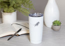 Go Hard Or Go Home Running Teal Blue 20 ounce Stainless Steel Travel Tumbler Mug with Lid