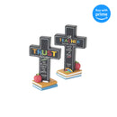 Dicksons Trust Him Teacher Serves Others 5 Inch Resin Double Sided Tabletop Cross