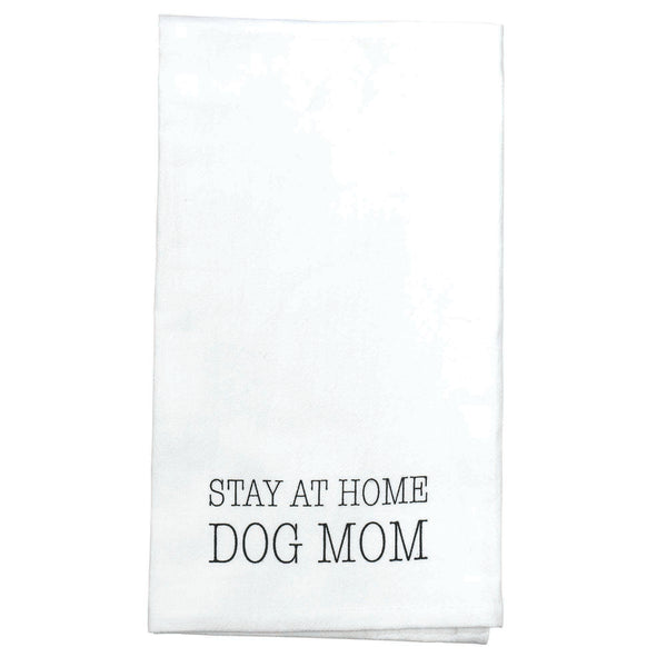 Dog Mom Flour Sack Tea Towel