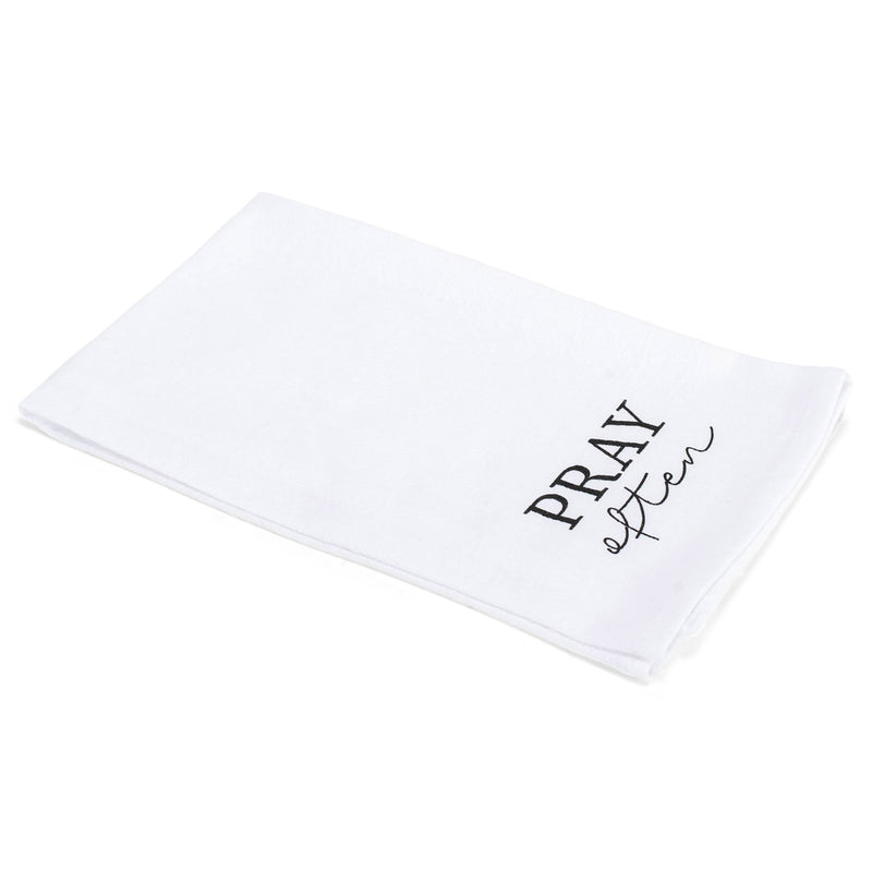 Live Love Believe Black White 18 x 22 Cotton Decorative Tea Hand Towel Flour Sack