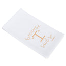 Because I Said So Mom Golden  18 x 22 Cotton Decorative Tea Hand Towel Flour Sack