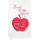 Dicksons Fruit of The Spirit Galatians 5:22 Red Apple All Cotton 18 x 22 Kitchen Tea Towel Pack of 2