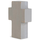 Caring Heart Prayer For Your Grey Wash 4 x 3 MDF Decorative Tabletop Cross Plaque