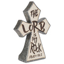 All You Do Done In Love Whitewash Cross 6.5 x 5 Resin Decorative Wall and Tabletop Frame