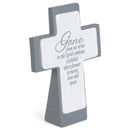 Gone From Our Arms Lord's Embrace White Cross 5 x 3.5 Resin Decorative Wall and Tabletop Frame