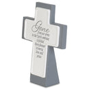 Gone From Our Arms Lord's Embrace White Cross 5 x 3.5 Resin Decorative Wall and Tabletop Frame