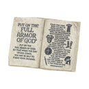 Dicksons Full Armor of God Ephesians 6:14-17 Natural 2 x 8 Inch Resin Stone Tabletop Plaque