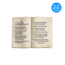 Weathered White Stone 10 Commandments 8 x 2 Resin Decorative Tabletop Plaque Sign