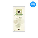 Dicksons Marriage Takes Three Cross White 5 x 11 Wood Wall Sign Plaque