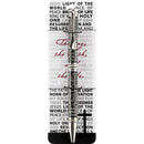 Way the Truth Life Names of Jesus Antique Silvertone Metal Black Ink Ballpoint Pen