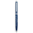 Royal Blue Silver Ton Lighthouse 5 inch Metal Ballpoint Pen On Card