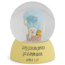 Precious Little One Yellow Base 4 x 3 Resin Decorative Tabletop Glitter Snow Globe