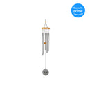 Thought Of You Today Silver Tone Striker 35 x 5 Aluminum Wind Chime Noisemaker