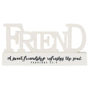 Dicksons Friend Friendship Refreshes The Soul Proverbs 27 Resin Stone Tabletop Word Plaque